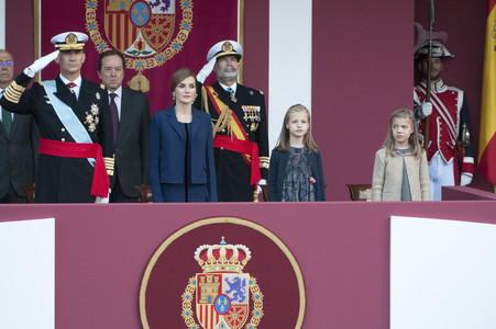 Militärparade zum spanischen Nationalfeiertag in Madrid