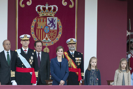 Militärparade zum spanischen Nationalfeiertag in Madrid