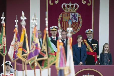 Militärparade zum spanischen Nationalfeiertag in Madrid