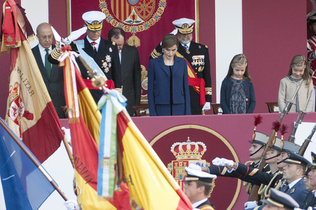Militärparade zum spanischen Nationalfeiertag in Madrid