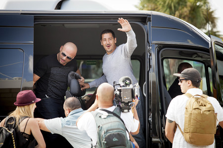 Dreharbeiten zu 'Rock This Boat: New Kids on the Block' in Miami