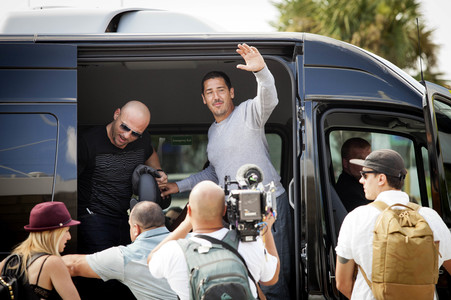 Dreharbeiten zu 'Rock This Boat: New Kids on the Block' in Miami