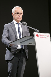 Eröffnung der 67. Frankfurter Buchmesse 2015 in Frankfurt