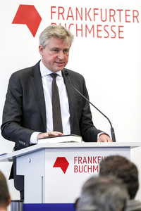 Eröffnungs-Pressekonferenz der 67. Frankfurter Buchmesse 2015 in Franlfurt
