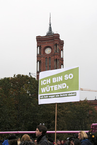 'Moabit hilft' Protest in Berlin