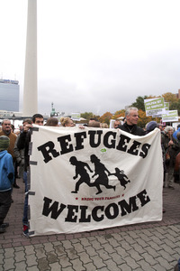 'Moabit hilft' Protest in Berlin