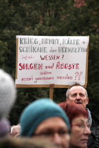 'Moabit hilft' Protest in Berlin