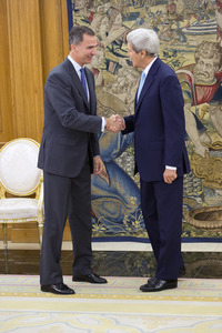 Empfang für John Kerry in Madrid
