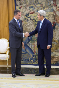 Empfang für John Kerry in Madrid