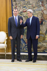 Empfang für John Kerry in Madrid