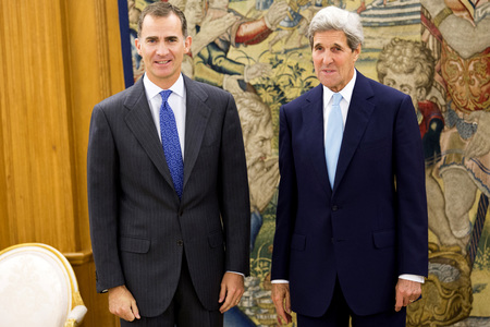 Empfang für John Kerry in Madrid