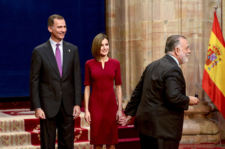 Emfpang zur Verleihung der Princess of Asturias Awards 2015 in Oviedo