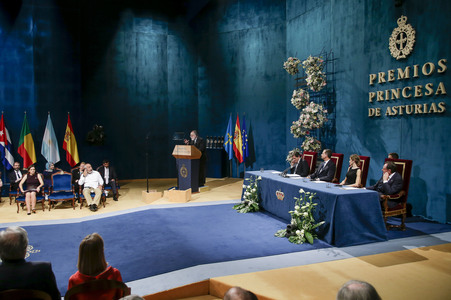 Verleihung der Princess of Asturias Awards 2015 in Oviedo