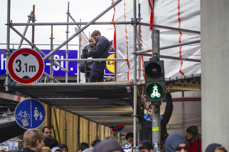 Protest gegen HoGeSa-Demonstration in Köln