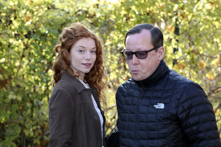 Fototermin am Set des ARD Fernsehfilms 'Mein sind deine Kinder' in Berlin
