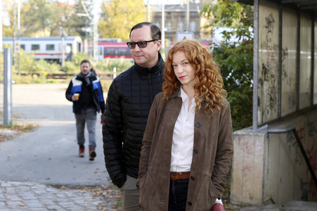 Fototermin am Set des ARD Fernsehfilms 'Mein sind deine Kinder' in Berlin