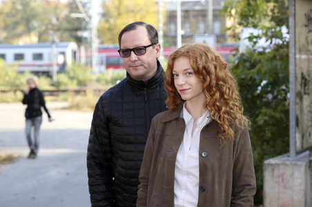 Fototermin am Set des ARD Fernsehfilms 'Mein sind deine Kinder' in Berlin