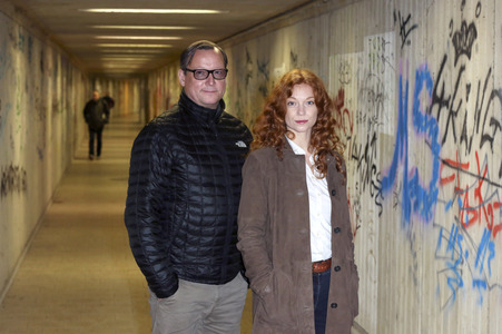 Fototermin am Set des ARD Fernsehfilms 'Mein sind deine Kinder' in Berlin