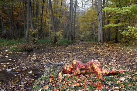 NATURE ART: Laubwald / Deciduous Forest Bodypainting