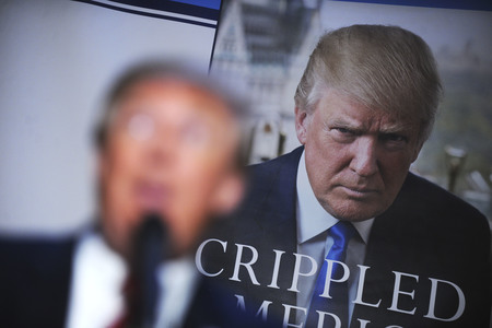 Donald Trump Buchpräsentation in New York
