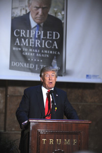 Donald Trump Buchpräsentation in New York