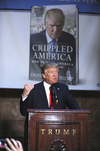 Donald Trump Buchpräsentation in New York