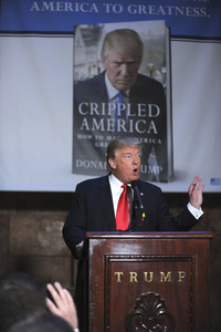 Donald Trump Buchpräsentation in New York