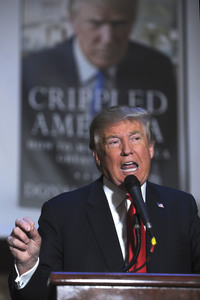 Donald Trump Buchpräsentation in New York