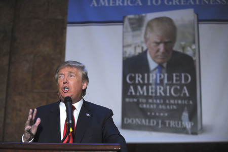 Donald Trump Buchpräsentation in New York