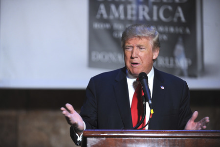 Donald Trump Buchpräsentation in New York