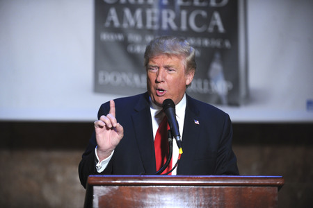 Donald Trump Buchpräsentation in New York
