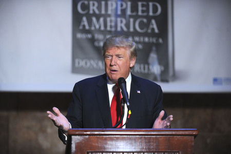Donald Trump Buchpräsentation in New York