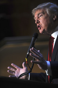 Donald Trump Buchpräsentation in New York