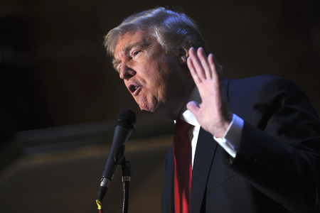 Donald Trump Buchpräsentation in New York