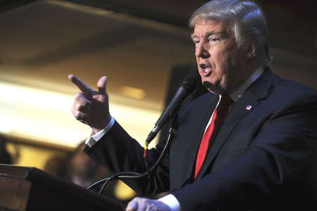 Donald Trump Buchpräsentation in New York