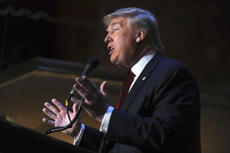 Donald Trump Buchpräsentation in New York
