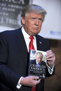 Donald Trump Buchpräsentation in New York
