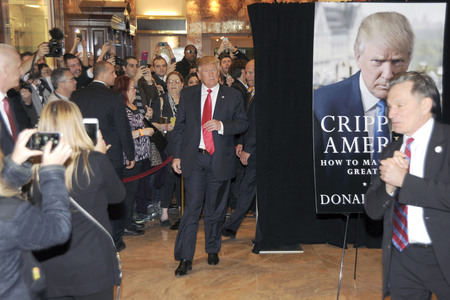 Donald Trump Buchpräsentation in New York