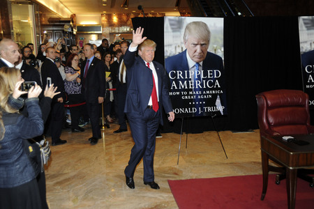 Donald Trump Buchpräsentation in New York