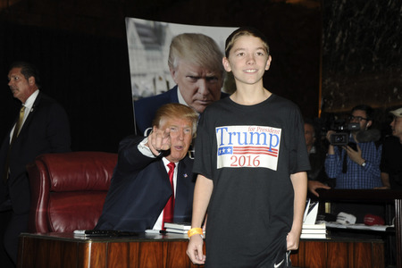 Donald Trump Buchpräsentation in New York