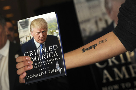 Donald Trump Buchpräsentation in New York