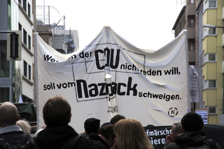 AfD Gegendemo in Berlin