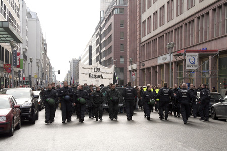 AfD Gegendemo in Berlin
