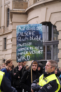 AfD Gegendemo in Berlin