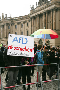 AfD Gegendemo in Berlin