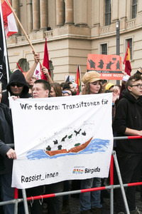 AfD Gegendemo in Berlin