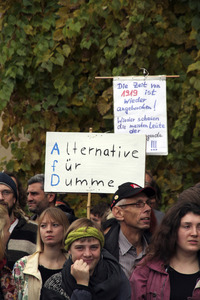 AfD Gegendemo in Berlin