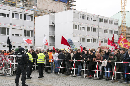 AfD Gegendemo in Berlin