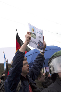 AfD Gegendemo in Berlin