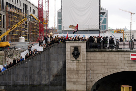 AfD Gegendemo in Berlin